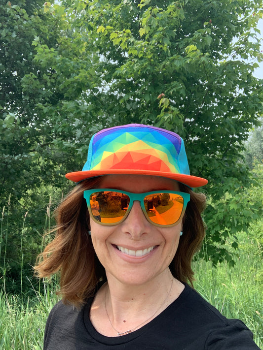 Rainbow Trail Run Hat