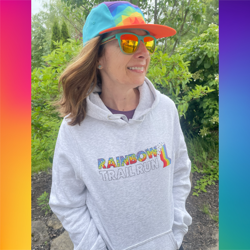 Rainbow Trail Run Hoodie